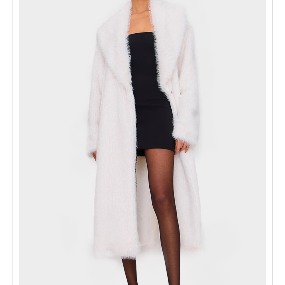 PrettyLittleThing White Teddy Jacket